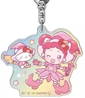 1. Drope x Hello Kitty Acrylic Key Holder Aurora Type "Magical DoReMi x Sanrio Character Connectors"