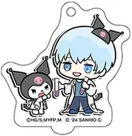 Cherry trees at evening Nanaku x Kuromi "cherry trees at evening Sanchi no Daisakusen x Sanrio Character Kuzu Mini Acrylic Stand Key Holder"