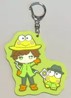 SHINTARO x KEROKEROKEROPPI rubber key ring "Tobidate Universe x Sanrio Character Connectors"