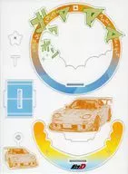 FD3S RX-7 (Yellow) Acrylic Stand Diorama "Gura KUJI INITIAL D ~ Full Open Accelerator! Ultra ・ ・ ・ ・ ・ Ultra Super Selection ~ Online KUJI" C Prize