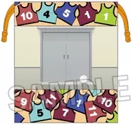 Bibs ver. drawstring bag with window above finger "Haikyu!!!"