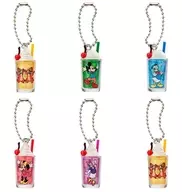 6-Type Set "Disney Character Victor Retro Glass Miniature Charm"