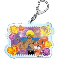 B. ガダボン acrylic key holder "BOBOBO-BO BO-BOBO"