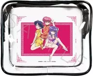 F. Ranma & akane & shampoo vinyl pouch "Ranma 1/2"