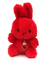 January (Garnet color) Plush toy mascot "Happy Birthcolor Rich Rabbit ~ HeartCrown ~"