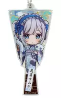 Haname Sumire Matsubara Mini Character Hagoita Acrylic Key Holder "Virtual YouTuber Buisupo! Year End Countdown 2024"