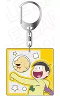 Fourteen Pine X Nuro Acrylic Key Holder "Mr. Osomatsu x Paste it! Koinu"