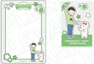 The Store Manager's Hard Card Case (2-Pack Set) "Mr. Osomatsu x Stick it! Koninu"