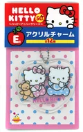 Hello Kitty & Deer Daniels (1993) Acrylic Charm "Happy KUJI Hello Kitty 50th ~ Happy Anniversary ★～」 E Award"