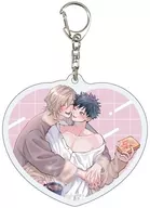 A. Takama Ken' ichi & Koyama Yu "I was targeted by a man with a bad habit. Acrylic Key Holder 01. Official & Drawn Illustration"