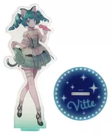 VITTE (Witte) original acrylic stand "KAMITSUBAKI STUDIO VALIS× Karaoke Pacera"