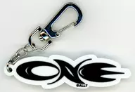 DUSTCELL ONE logo橡胶挂件浅灰色