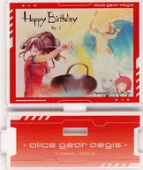 Wang Honghua Birthday Acrylic Stand "Alice Gear Aigis"