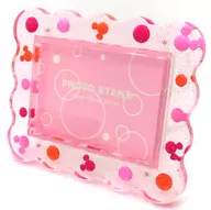 Mickey Mouse (Pink) Clear Photo Stand "Disney" Tokyo Disney Resort limited