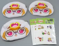 メルル フェイスポーチ＆ステッカーセット 「にゃんグリラ」 オリジナルグッズプレゼントキャンペーン当選品