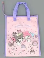 My Melody & Kuromi (anniversary) cool and warm square tote bag "Sanrio Character Cters"