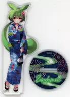 Zunda Mon (Full Body / Yukata) Acrylic Stand "Cap KUJI Zunda Mon" C-1 Prize