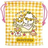 コロコロクリリン 巾着 オレンジ 「サンリオキャラクターズ」