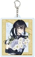 02.川崎葵(女性ver.) 花ver.(描き下ろしイラスト) アクリルキーホルダー 「咲って、スイートピー」