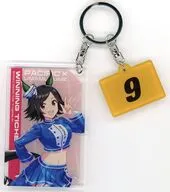 ウイニングチケット カーナンバー付きアクリルキーホルダー Vol.1 「PACIFIC RACING TEAM COLLABORATION PROJECT×ウマ娘 プリティーダービー」 SUPER GT 2026 Rd.4グッズ