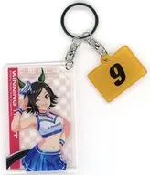 ウイニングチケット カーナンバー付きアクリルキーホルダー Vol.2 「PACIFIC RACING TEAM COLLABORATION PROJECT×ウマ娘 プリティーダービー」 SUPER GT 2026 Rd.4グッズ