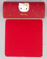 ハローキティ ゴールドスタッズシリーズ メガネケース レッド 「サンリオキャラクターズ」