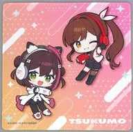 白藤環＆九十九トッカ マウスパッド 「バーチャルYoutuber えのぐ 白藤環×九十九トッカ」 ツクモネットショップ限定対象商品購入特典