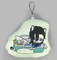 006：笹貫 刀猫男士 クッションストラップ トラベルver. 「刀剣乱舞-ONLINE- 刀猫男士×アトレ秋葉原」