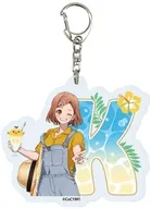 [新品] 03.古鳥ヒナノ 夏カフェver.(描き下ろしイラスト) アクリルキーホルダー 「『プルガトリウムの夜』『デストルドーの使者』」