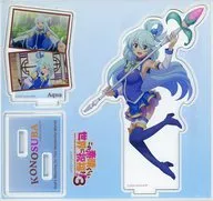 Aqua "KonoSuba: God's Blessing on this Wonderful World! 3 Big Acrylic Stand" Daiso limited