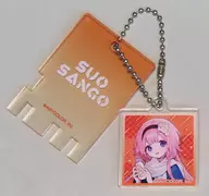 Chou Coral (full-size) "Virtual YouTuber Nijisanji × gokurakuyu RAKUSPA Totono Iojisan 2nd Trading Lock-Style Key Holder"