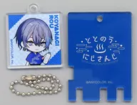 Rowe Koyanagi (Mini Character) "Virtual YouTuber Nijisanji × gokurakuyu RAKUSPA totono Itojisanji 2nd Trading Sento Lock Style Key Holder"