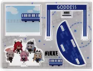 [New] 02. Gotdes unit (station staff style costume ver.) Mini Character illustration acrylic diorama "Goddess of Victory : NIKKE"