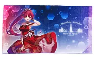 Hosho Marine Bath Towel "Virtual YouTuber Hololive Hosho Marine × Yokohama Marine Tower Collaboration"