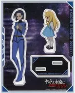 Kaoru Niimi & Sasha Acrylic Stand "Theatrical BE FOREVER YAMATO REBEL3199 Chapter 2 Red Day Sortout" Theatrical Goods