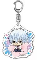 Sakata Silver Happochure Acrylic Key Holder "3rd Grade Z Group Silver Hachi-Sensei"