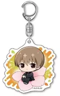 Sogo Okita Puchifuri Acrylic Key Holder "3rd Grade Z Group Ginpachi Sensei"