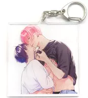 Yuji Toriha Illustration Acrylic Key Holder "Back Alley Pussy Cat" Toranoana BL Comic Fair 2024 Point Exchange Gift