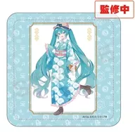 A. Hatsune Miku Mini Hand Towel "VOCALOID Hatsune Miku x Koshu Leather"