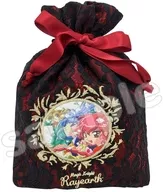 Gathered Lace x Embroidered drawstring bag "MAGIC KNIGHT RAYEARTH"