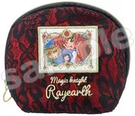 Gathered Lace x Embroidered Shell Pouch "MAGIC KNIGHT RAYEARTH"