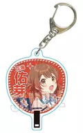 [New] 花海 佑芽 Uchiwa Key Holder "Gakuen idol Master"