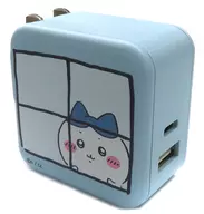 Hachiware 2-Unit Simultaneous Charge / 32W AC Adapter "Chi-kawa is a little cute little thing"