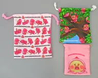 Kakure Momojiri 3P drawstring bag "Kobitozukan"