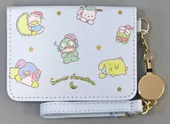 Cluster Blue Open Pass Case "Sanrio Character Connectors"