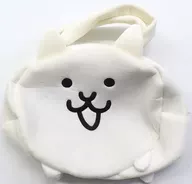 White Plush toy Tote "Nyanko Daisenso"