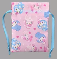 My Melody 50th (Pink) Mame drawstring bag GirlPop Heart "Sanrio Character Cters"