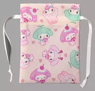 My Melody 50th (Light Pink) Mame drawstring bag GirlPop Heart "Sanrio Character Connectors"