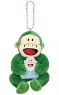 Gorilla Plush toy strap "Tabeko Baby"