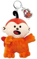 Monkey Acrylic Plush toy Key Ring "Tabequeko Animal"